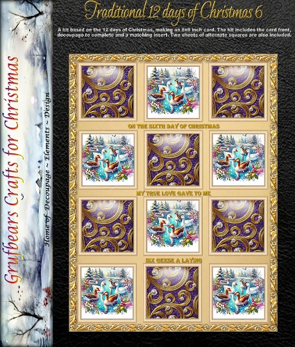 Traditional 12 Days of Christmas 6