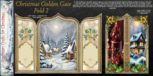 Christmas Golden Gate Fold 2
