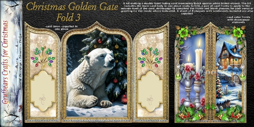 Christmas Golden Gate Fold 3