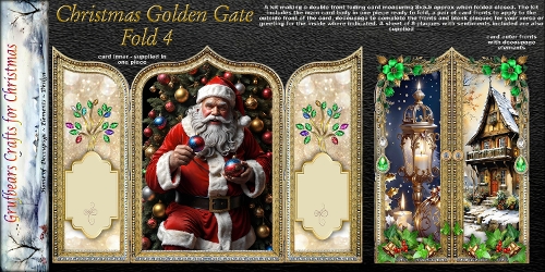 Christmas Golden Gate Fold 4