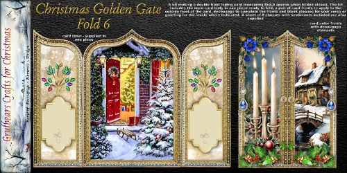 Christmas Golden Gate Fold 6