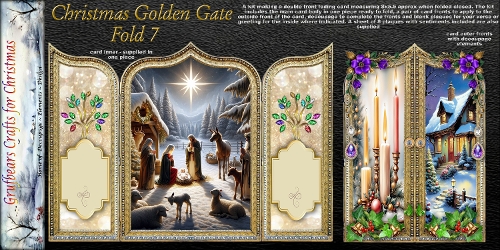 Christmas Golden Gate Fold 7