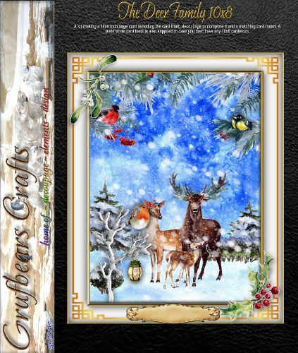 The Deer Family 10x8