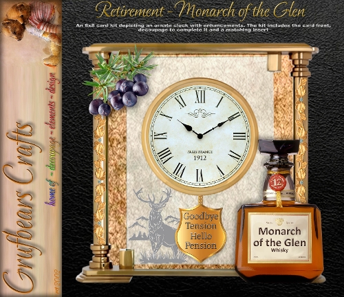 Retirement Clock - Monarch of the Glen