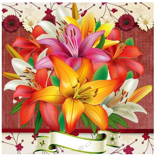 Bouquet Series - Multi Lily