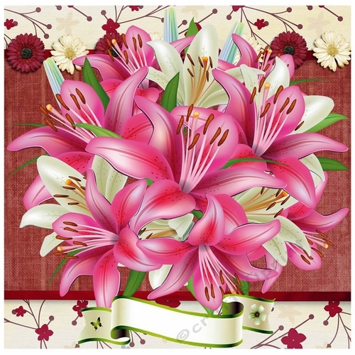 Bouquet Series - Pink Lily