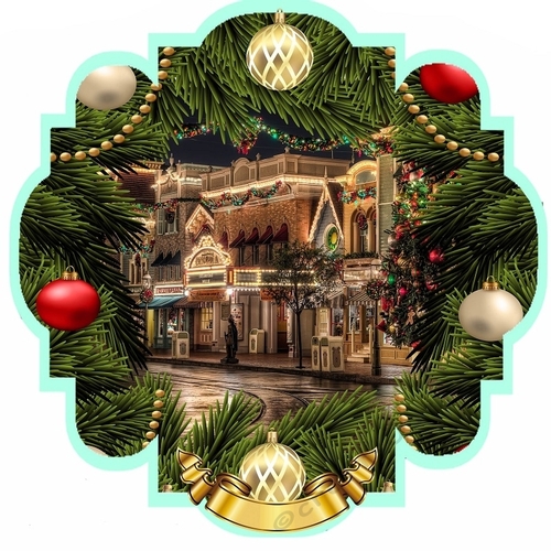 Through the Christmas Tree J
