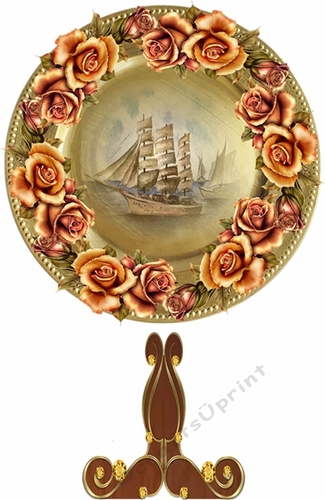 Not the Mary Rose Plate Card and Stand