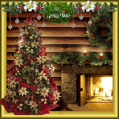 Christmas Fireplace