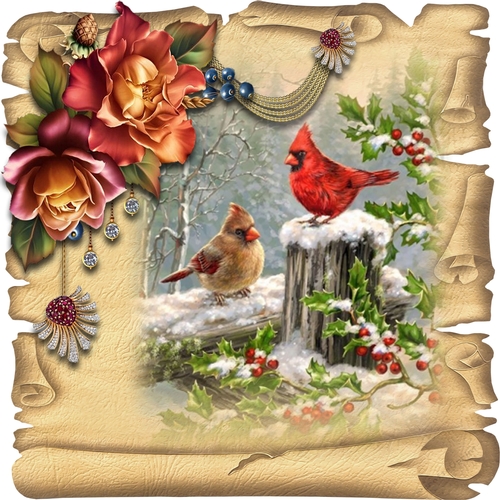 Christmas Birds 6