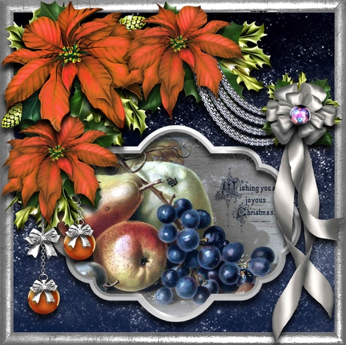 Starry Night Poinsettia Palette 3