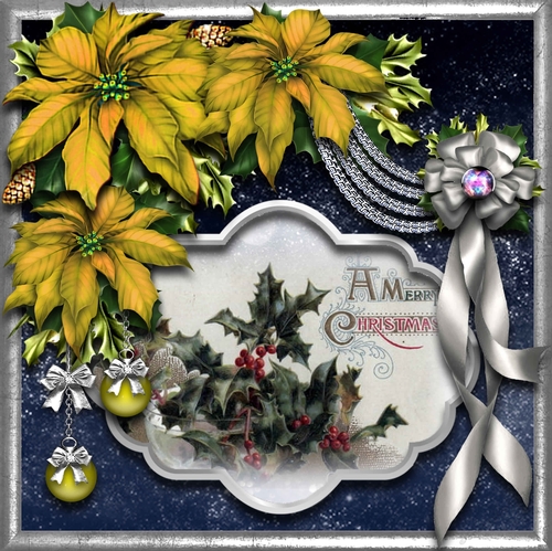 Starry Night Poinsettia Palette 5