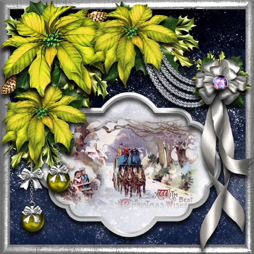 Starry Night Poinsettia Palette 6