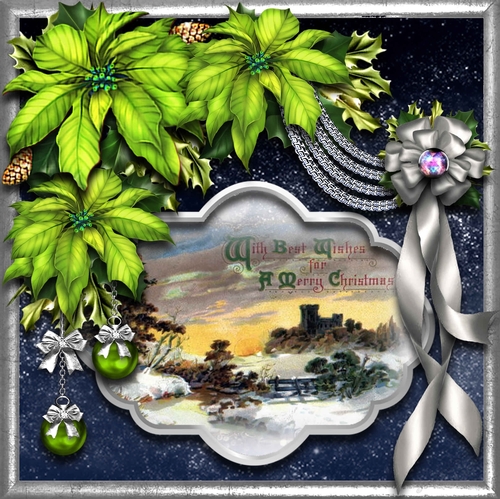 Starry Night Poinsettia Palette 7