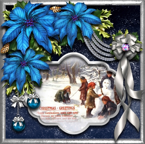 Starry Night Poinsettia Palette 15