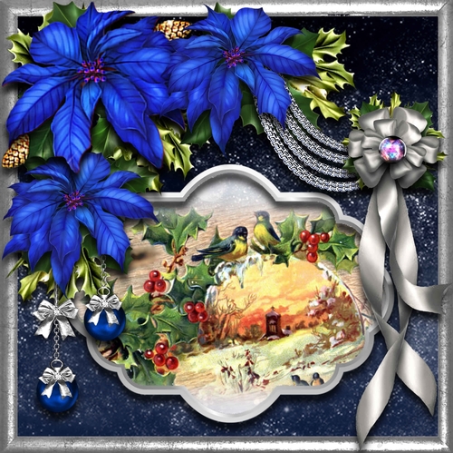 Starry Night Poinsettia Palette 17