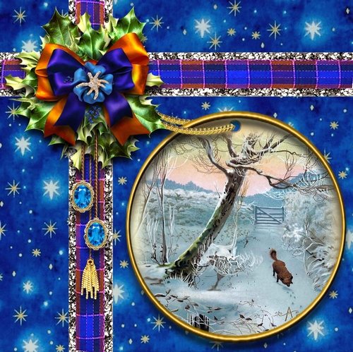 A Christmas Gift in Blue d