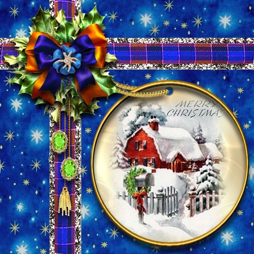 A Christmas Gift in Blue f