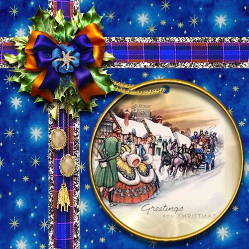 A Christmas Gift in Blue j