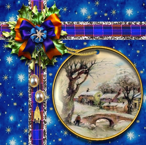 A Christmas Gift in Blue m