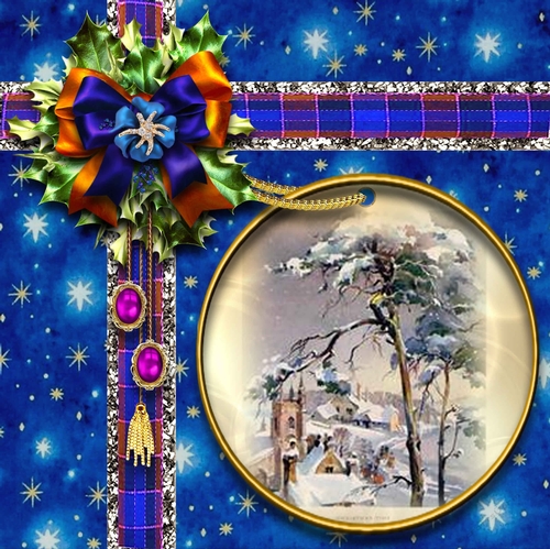 A Christmas Gift in Blue q