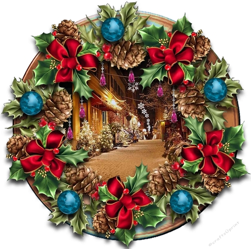 Christmas Plate card 6