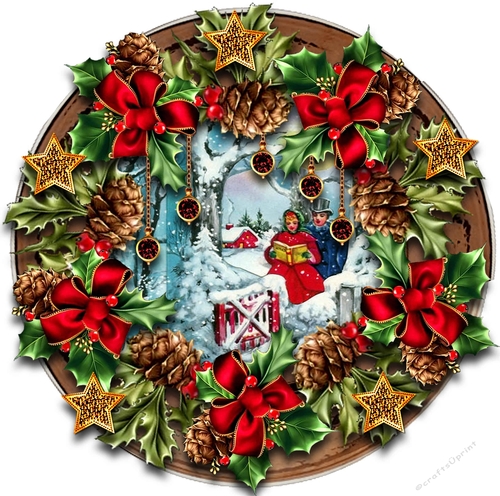 Christmas Plate card 8