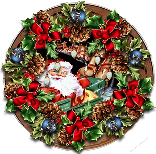 Christmas Plate card 9
