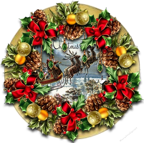 Christmas Plate card 12