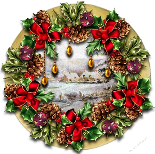 Christmas Plate card 14