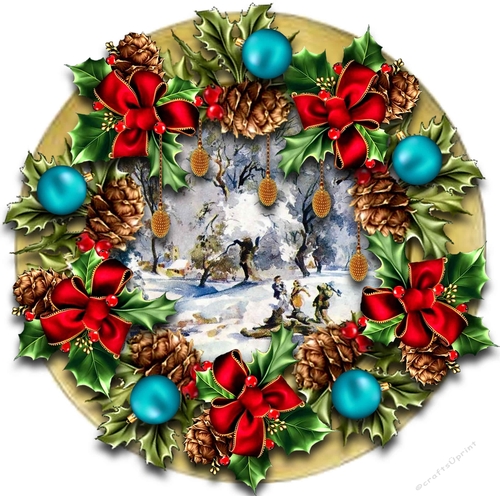 Christmas Plate card 15