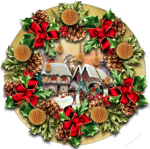 Christmas Plate card 16