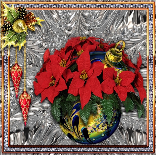 Christmas Bauble Vase 6