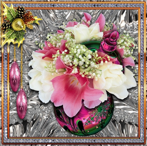 Christmas Bauble Vase 7