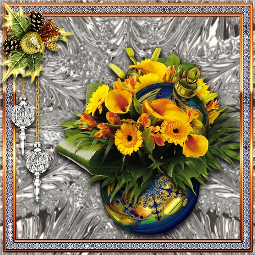 Christmas Bauble Vase 9