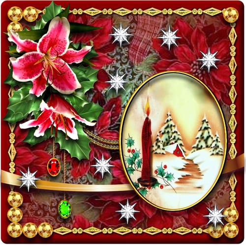 Floral Christmas 1