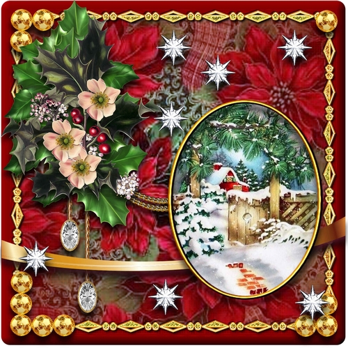 Floral Christmas 4
