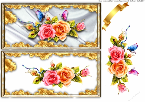 Flowers for all occaisions rose and butterfly