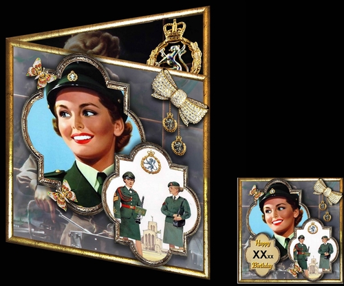 Military and Emergency Services WRAC age card