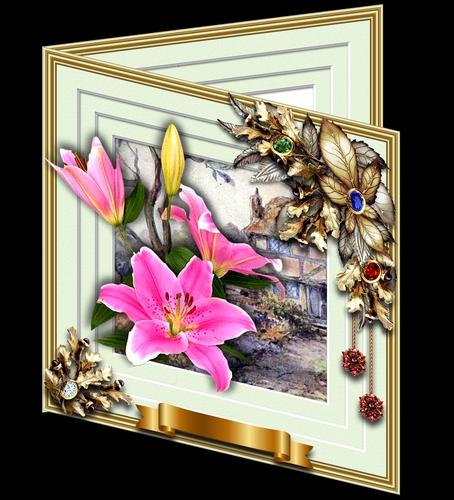 Blooms Bursting Out - Pink Lillium