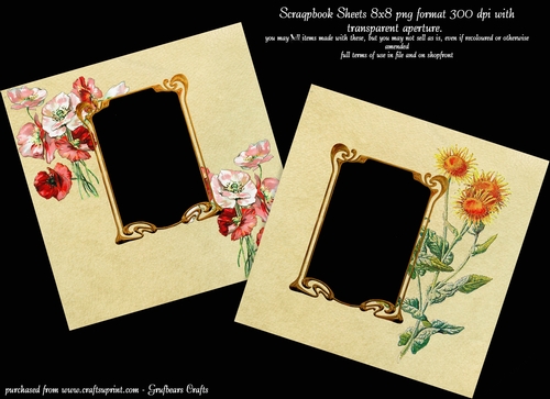Vintage Victorian Quick Pages set 16