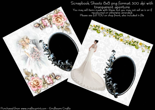The Wedding Album Quick Pages set 6