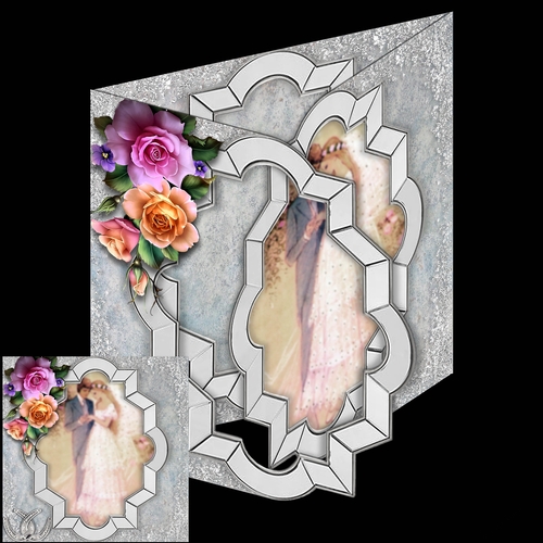 tri fold wedding aperture card 8