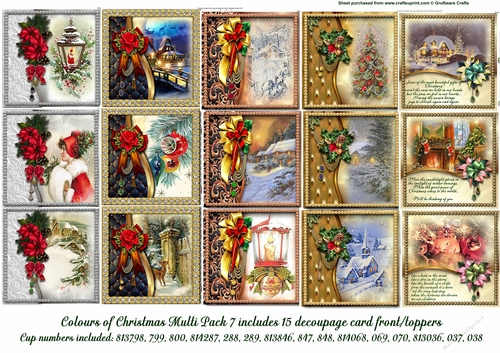 Colours of Christmas Multipack 7