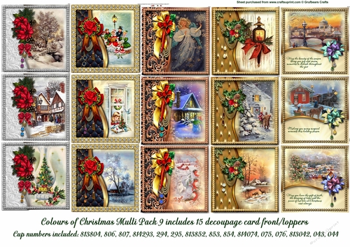 Colours of Christmas Multipack 9