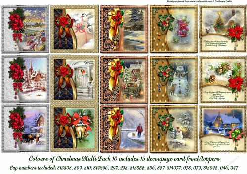Colours of Christmas Multipack 10