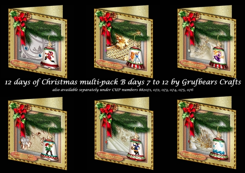 12 days of Christmas multi-pack B days 7 to 12
