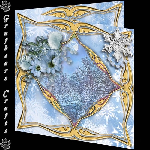 Pictures in the snow - Woodland