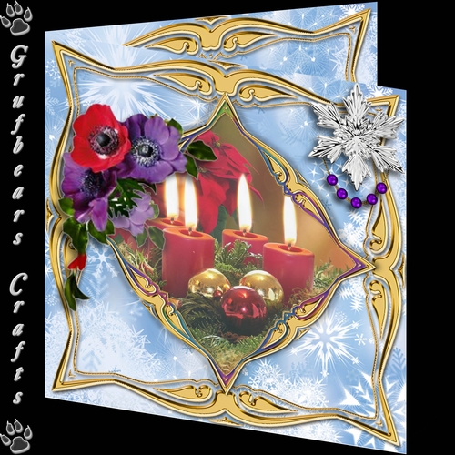 Pictures in the snow - Candles