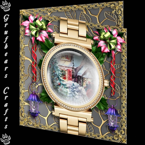 Christmas Time Watch - Poinsettia